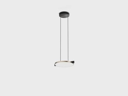 LIGHT-POINT - Inlay S2 Disc hanglamp Ø34,2 cm, zwart/goud