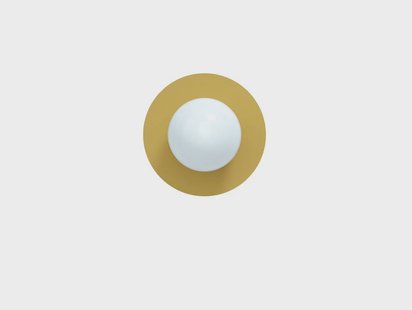 Swedish Ninja - Candy Little Circle 360 S wandlamp, geel