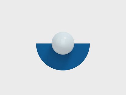 Swedish Ninja - Candy Big Circle 180 S wandlamp, blauw