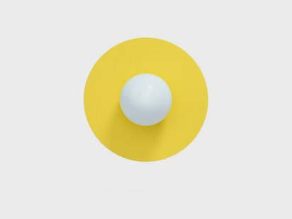 Swedish Ninja - Candy Big Circle 360 S wandlamp, geel