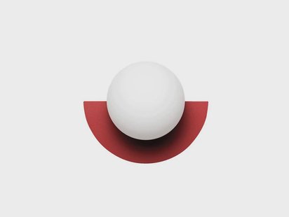 Swedish Ninja - Candy Big Circle 180 L wandlamp, rood