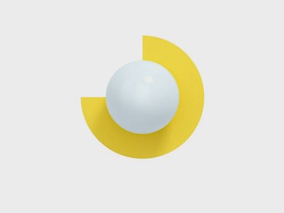 Swedish Ninja - Candy Big Circle 270 L wandlamp, geel