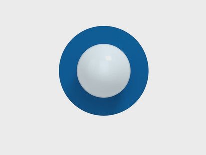 Swedish Ninja - Candy Big Circle 360 L wandlamp, blauw