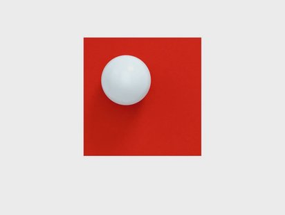 Swedish Ninja - Candy Big Square S wand-/plafondlamp, rood