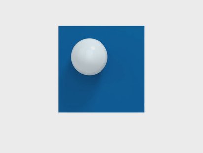 Swedish Ninja - Candy Big Square S wand-/plafondlamp, blauw