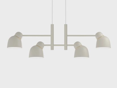 Bird Hanglamp L119,3 Sand/Brass Belid - Eetkamer - Metaal