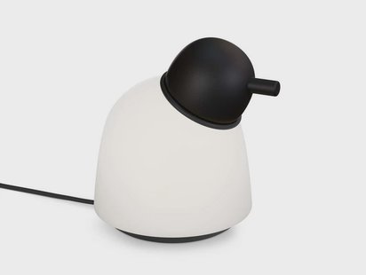 Bird Tafellamp H21,5 Black/Opal Belid - Woonkamer - Metaal