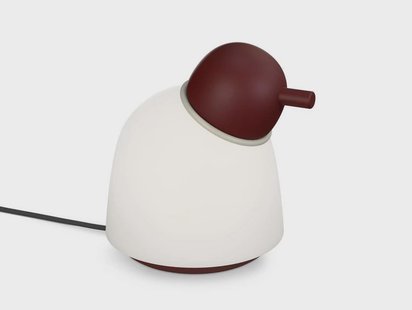 Bird Tafellamp H21,5 Dark Red/Sand/Opal Belid - Woonkamer - Metaal