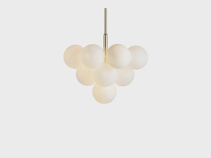 Markslöjd - Merlot 13 Hanglamp Brass/White