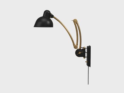 FRITZ HANSEN - KAISER idell 6559-W wandlamp messing/zwart