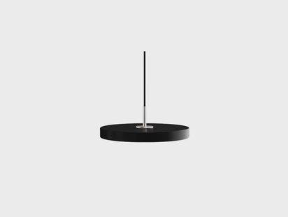 UMAGE - Asteria Plus Hanglamp Mini Black/Steel Top