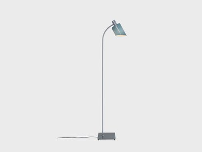 Lampe de Bureau Reading vloerlamp grijs, helder Nemo Lighting - Woonkamer - Metaal