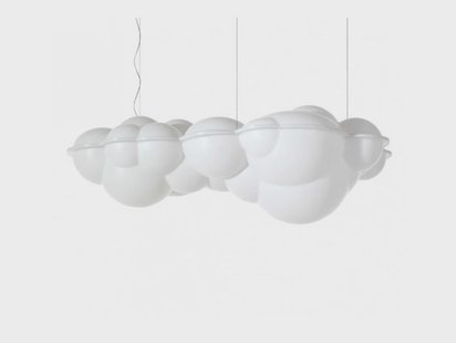 Nuvola LED Hanglamp Minor White Nemo Lighting - Woonkamer - Kunststof