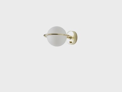 Abbacus wandlamp, goud, Ø 14 cm Aromas del Campo - Woonkamer - Modern - Metaal - 1 lamp