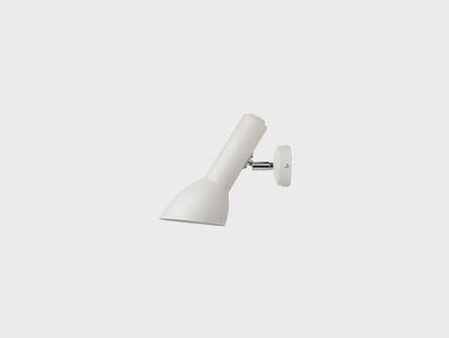Oblique Wandlamp HW Chrome/Matt White CPH Lighting - Woonkamer - Aluminium