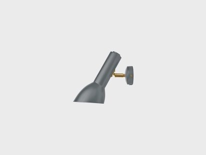 Oblique Wandlamp HW Brass/Flint Grey CPH Lighting - Woonkamer - Aluminium