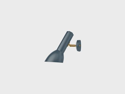 Oblique Wandlamp HW Brass/Petrol Blue CPH Lighting - Woonkamer - Aluminium