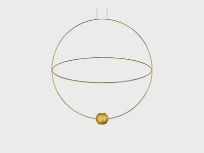 Lodes - Elara Hanglamp Large 3000K Gold