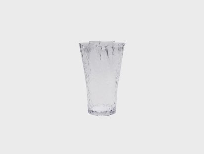 Hübsch - Ruffle Vase Clear