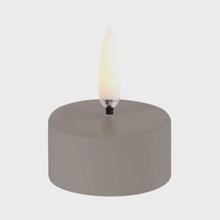 Uyuni Lighting - Waxinelichtjes LED w/Battery 4 x 2,1 cm Sandstone