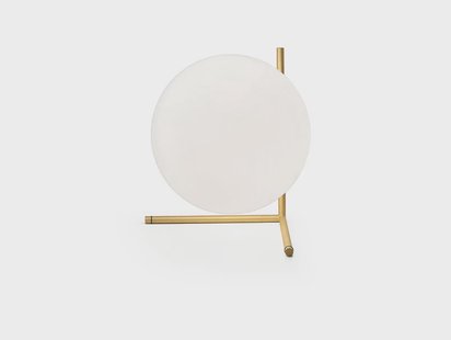 IC T3 Tafellamp Brass FLOS - Woonkamer - Metaal