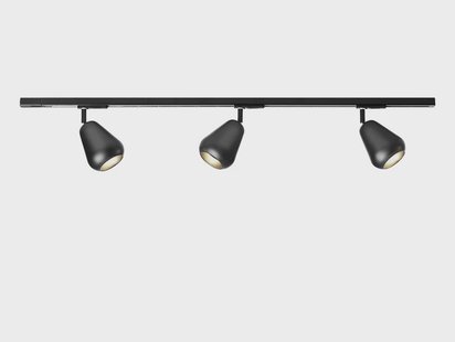 Nuura Aps - Anoli Spot Track 3 plafondlamp zwart/zwart Nuura