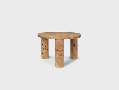 ferm LIVING - Post Sofa-tafel Small Poplar Burl Veneer