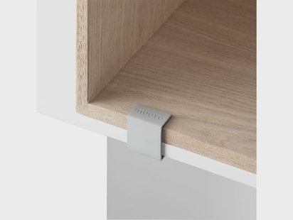 Muuto - Mini Stacked Storage System Clips 1 stuk grijs