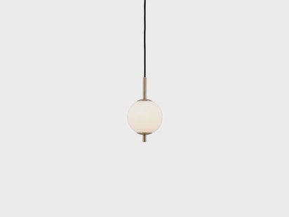 UMAGE - Audrey 1 Hanglamp Plated Brass/White Opal