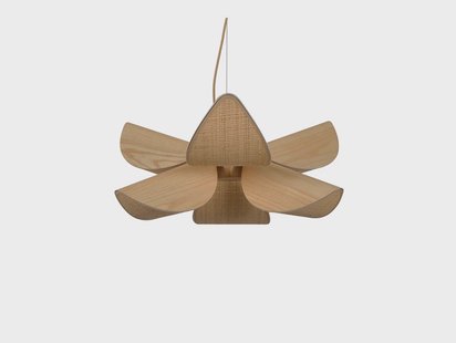 Forestier - Lys Hanglamp M Wood