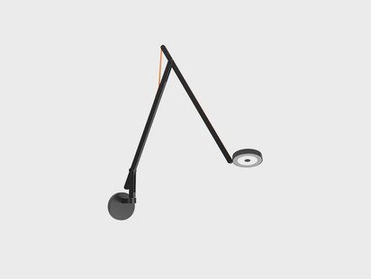 Rotaliana - String W2 Wandlamp DTW Matt Black/Orange