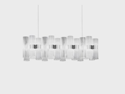 Slamp - La Lollo Linear 100 Hanglamp White