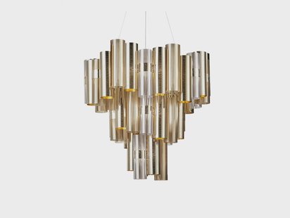 Slamp - La Lollo Hanglamp XL Gold