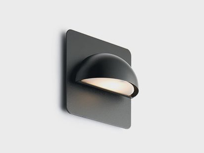 LIGHT-POINT - Rørhat wandlamp, zwart, 26 cm