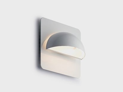 LIGHT-POINT - Rørhat Buiten Wandlamp w/Backplate Wit