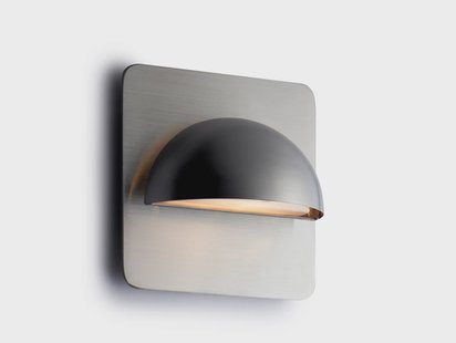 LIGHT-POINT - Rørhat wandlamp, roestvrij staal, 26 cm