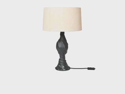 ferm LIVING - Moltan Tafellamp Black/Natural