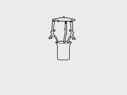 Louis Poulsen - Stopcontactbuis w/Leg Messing PH 3/2