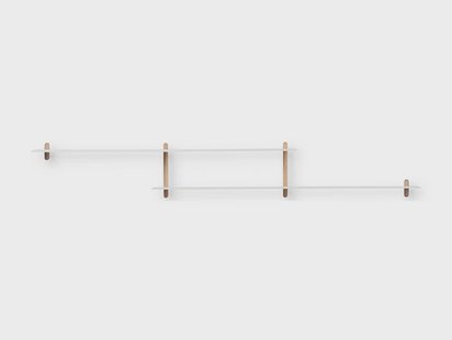 GEJST - Nivo Plank H Licht Eik/Wit