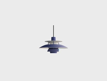 Louis Poulsen - PH 5 Mini hanglamp, blauw, Ø 30 cm