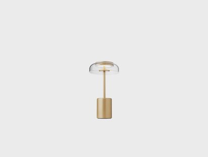 Nuura Aps - Blossi draagbare tafellamp Mini Nordic Gold/Clear Nuura