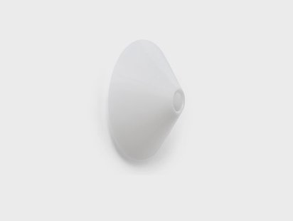 HAY - Ono Flush Mount plafondlamp, Ø 35 cm, IP44, wit/opaak
