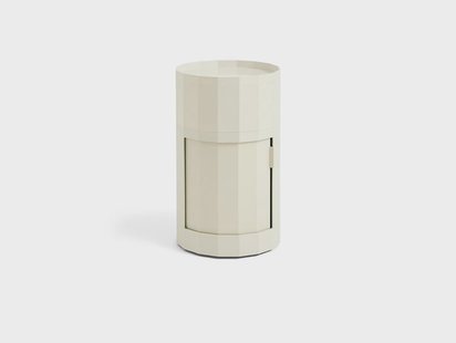 HAY - Facet Bijzettafel incl. Feet & Castors High Eggshell