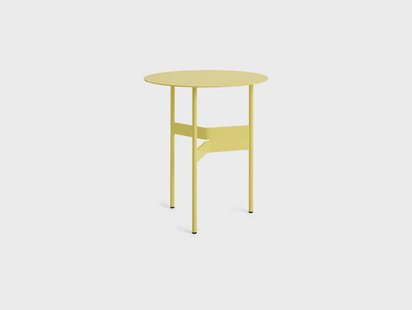 HAY - Shim Bijzettafel/Sofa-tafel Ø45xH51 Custard