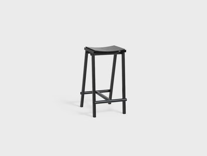 HAY - Taburete 8 Bar Stool Low Zwart