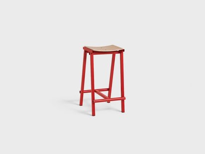 HAY - Taburete 8 Bar Stool Low Signal Red