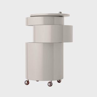 Verpan - Barboy High Gloss Bijzettafel Creamy White