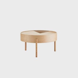 Woud - Arc Sofa-tafel Ø66 Oiled Oak