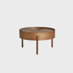 Woud - Arc Sofa-tafel Ø66 Walnut
