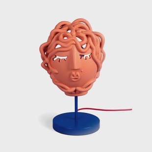 SELETTI - Medusa Mask Tafellamp Terracotta